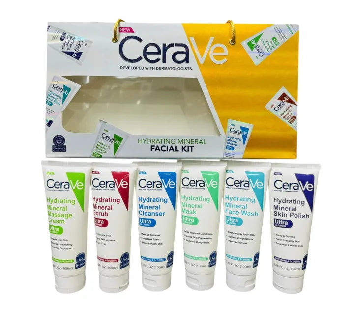 CeraVe Hydrating Mineral Facial Kit – Complete Skincare for Hydration & Renewal