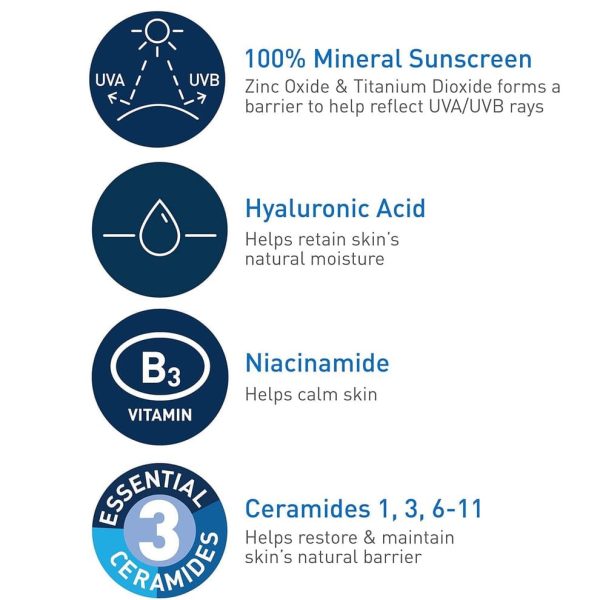 Cerave Hydrating Sunscreen SPF 50 - Broad Spectrum UV Protection (75ml)